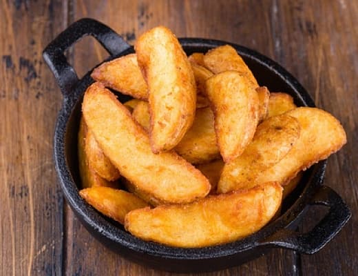 Фото Средняя порция картофеля по-деревенски