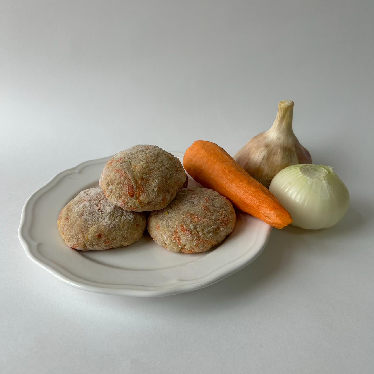 Фото Куриные котлеты с морковью